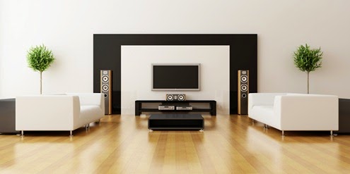 Modern interior of a room