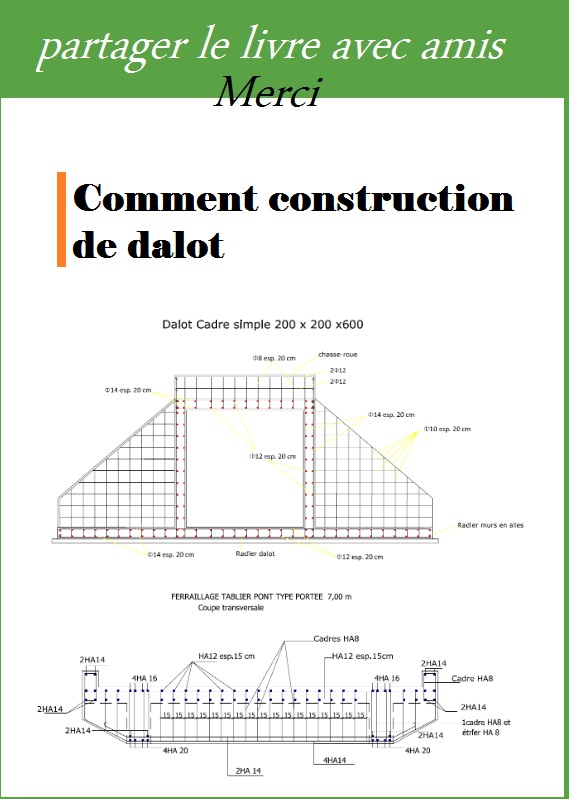 Comment construction de dalot