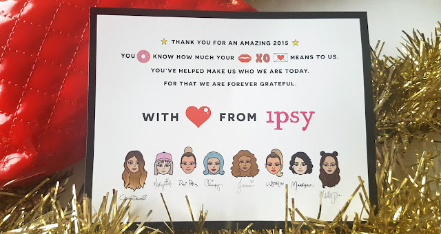 Blogmas 10 - December 2015 Ipsy Bag Review "With Love From Ipsy"