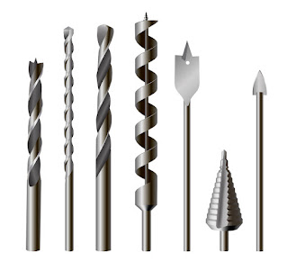 Drill bits accessories for workshop