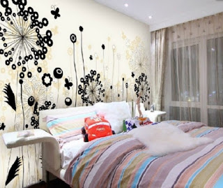 Desain Wallpaper Dinding Kamar Tidur