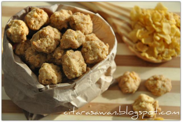 Biskut Cornflakes / Cornflakes Cookies ~ Recipes