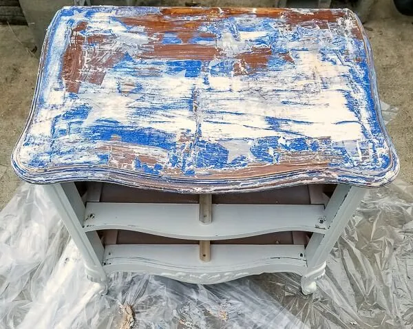 stripping paint