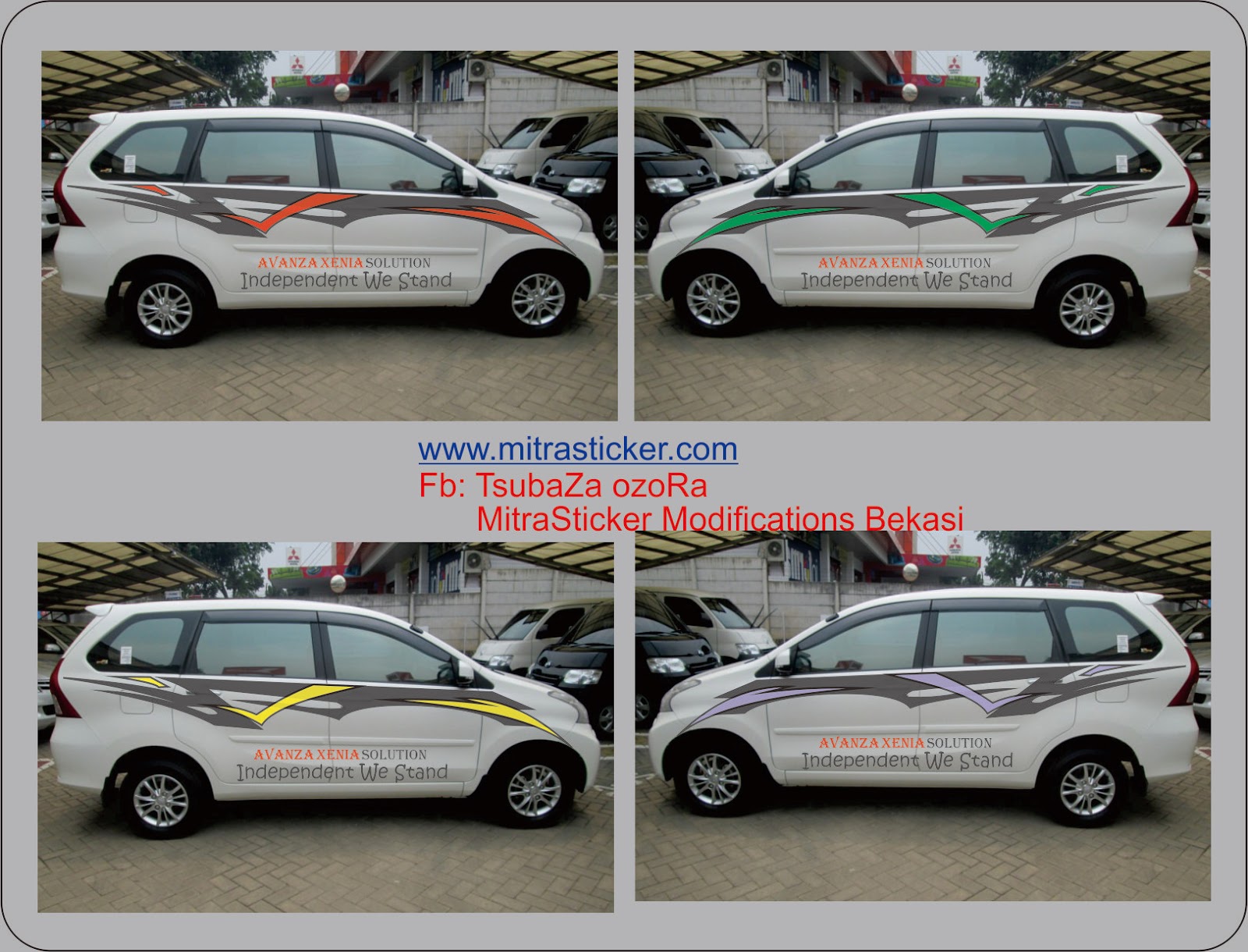 Ide 18 Variasi Stiker Mobil Xenia Silver