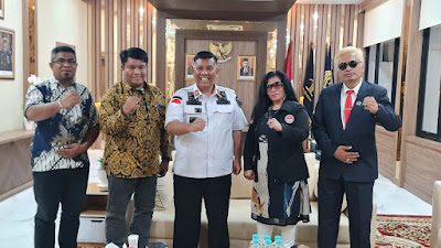 Kakanwil Kemenkum HAM RI Provinsi Jabar Terima Kunjungan Ketua Presidium FPII, Ini Laporannya