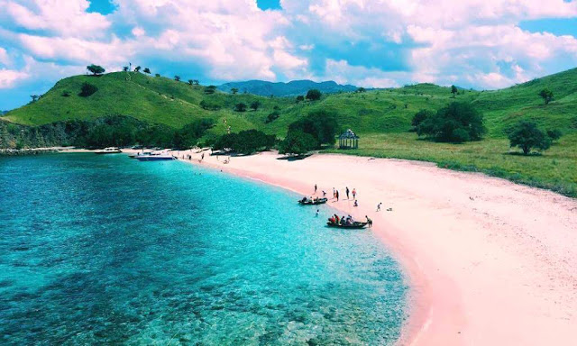 pantai pink lombok