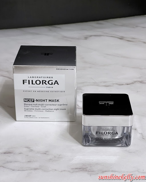 FILORGA NCEF Night Mask, Beauty Review, Night mask cum cream, New Cellular Encapsulated Factors, Melatonin CX, beauty