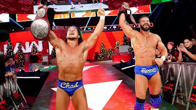 Chad Gable and Bobby Roode Raw Tag Team Champions by random alliance
