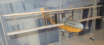 Scale model of Wright Model F airplane.