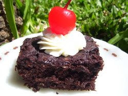 Brownies Putih Telur Chunky