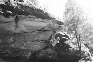 Bouldering at Apache Canyon/Deer Creek in New Mexico