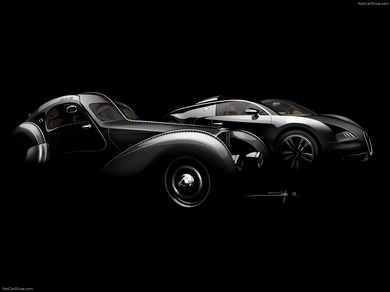 Hình ảnh siêu xe Bugatti Veyron Jean Bugatti 2013 & nội ngoại thất