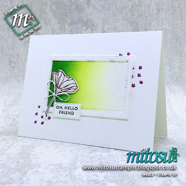 Oh So Eclectic Stampin' Up! Card Idea. Order cardmaking products from Mitosu Crafts UK online shop 24/7