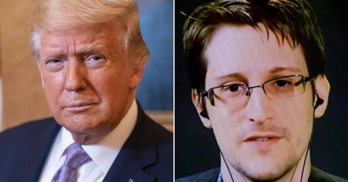 Trump Says He Is Considering Pardoning Edward Snowden Who Has Been In Russia For 7 Years