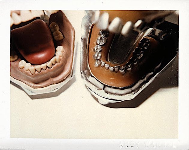 Andy Warhol (1928-1987) Still Life with Dental Prosthesis Polaroid - Exhibition 7, 1977-1983 Private collection