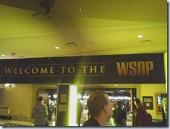 WSOP sign