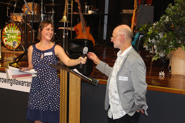 Leon and Emma at the website launch. Image by Peter Woodard.