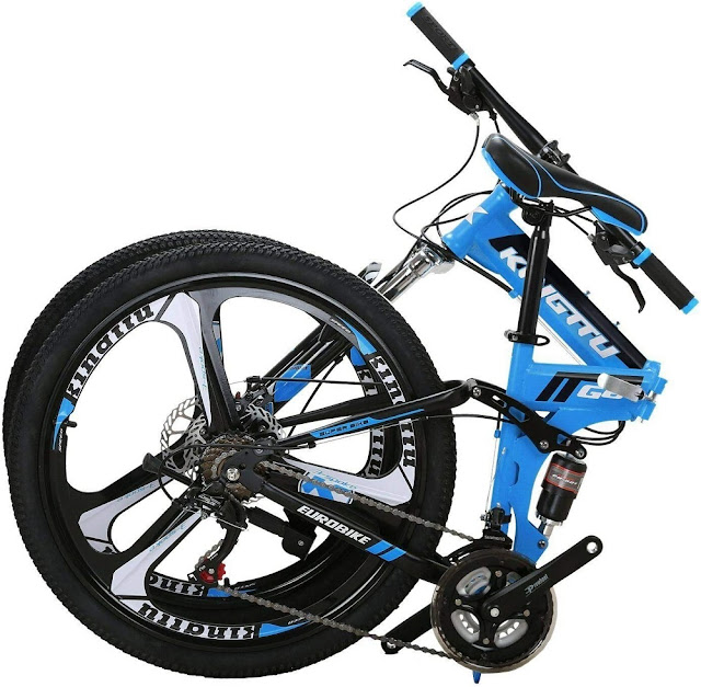 G6 Kingttu 26'' Foldable Frame Dual Suspension Unisex Mountain Bike Mountain-Bikes