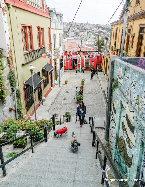 Cerro Concepción em Valparaíso no Chile