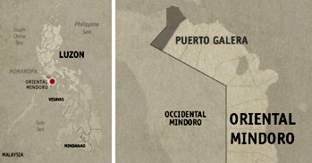 Puerto Galera Location Map