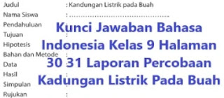 Kunci-Jawaban-Bahasa-Indonesia-Kelas-9-Halaman-30-31-Lapaoran-Percobaan