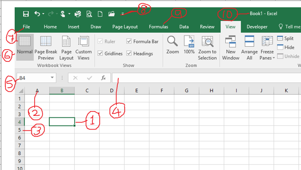 excel screen