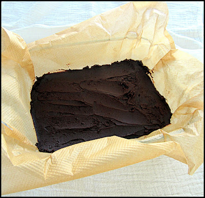 Hors table de Pauline - Pavés au chocolat et aux myrtilles.