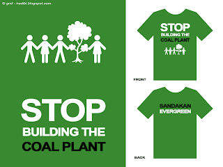 Anti Coal Plant English T-Shirt