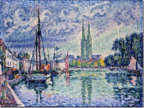 paul signac l'odet a quimper 1929