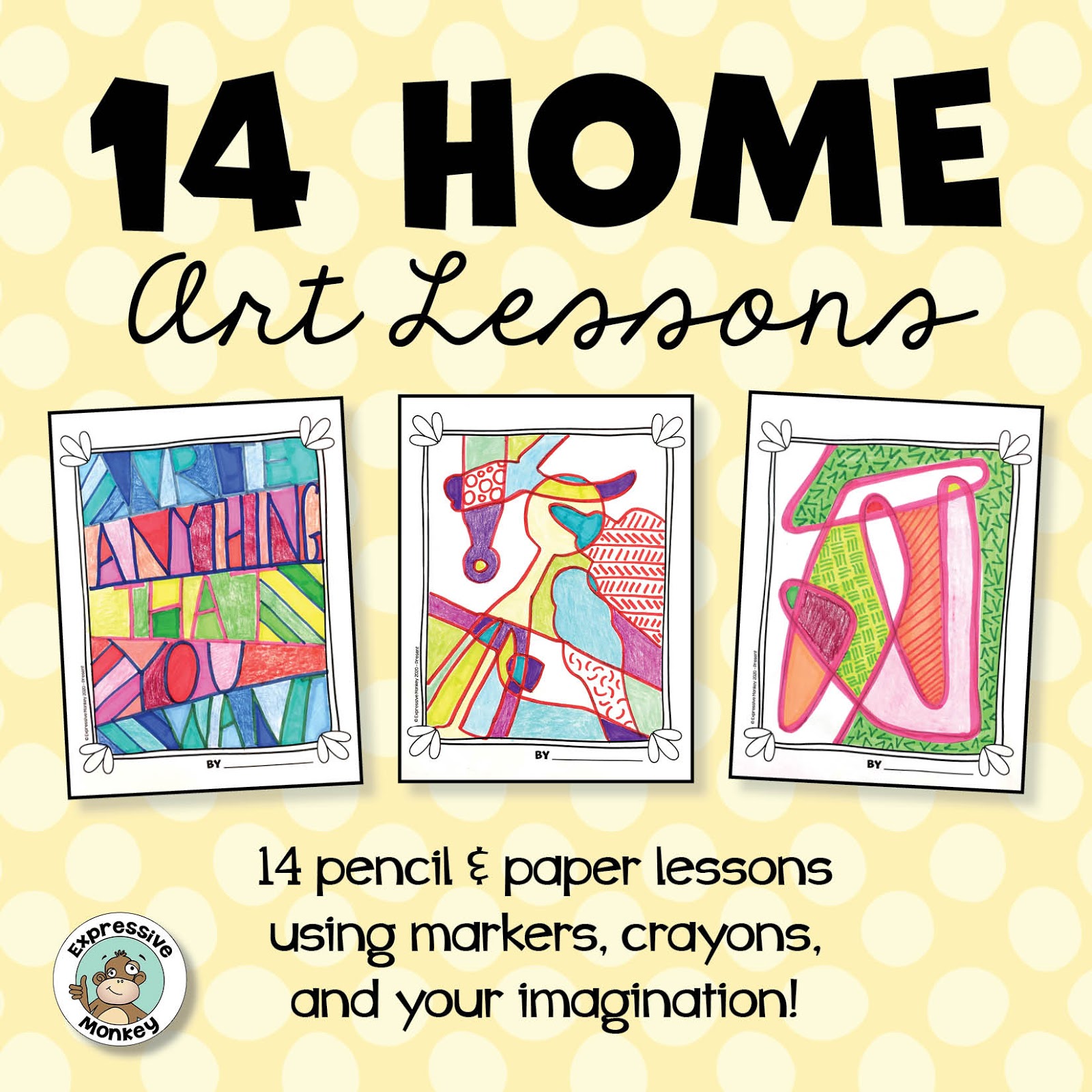 Art Lessons for Kids to Do at Home | Expressive Monkey