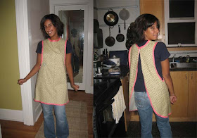smock apron free pattern and tutorial