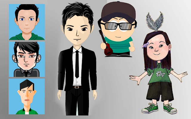 Website untuk membuat gambar avatar, Situs untuk membuat gambar avatar, gambar avatar, desain avatar.