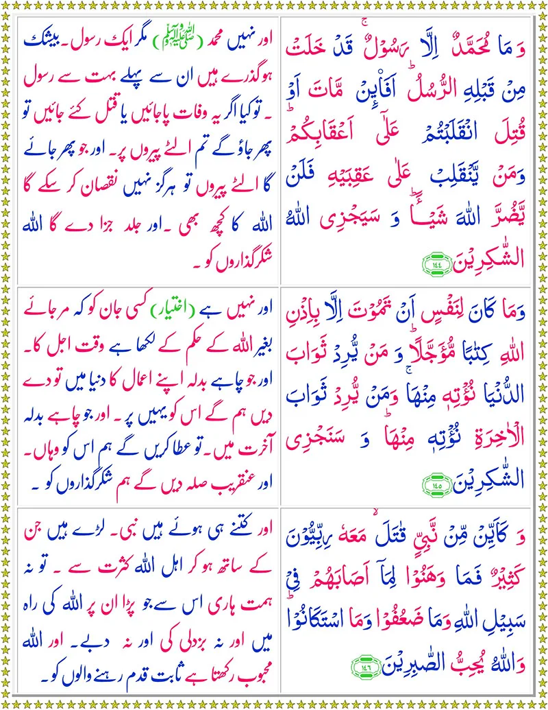 Surah Al  Imran  with Urdu Translation,Quran,Quran with Urdu Translation,Surah Al  Imran with Urdu Translation Page 2,