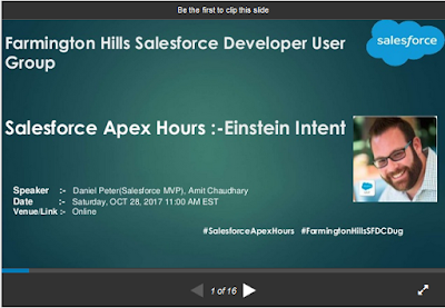 https://www.slideshare.net/AmitChaudhary112/salesforce-apex-hours-einstein-intent/1