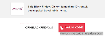 ale black friday diskon tambahan 10% untuk pesan paket travel lebih hemat