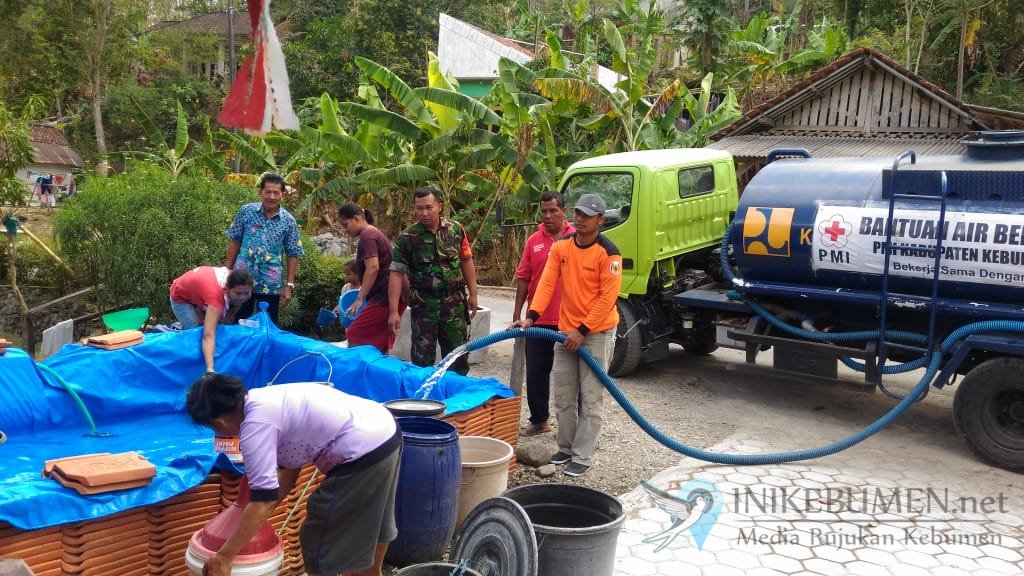 Kemarau Panjang, BPBD Kebumen Telah Salurkan Bantuan 1,9 Juta Liter Air Bersih