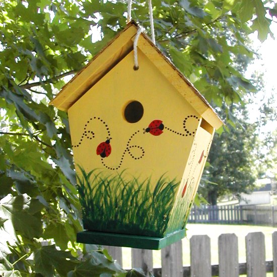 Ladybug Birdhouse