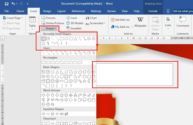 download template sertifikat word gratis