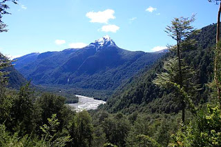 vista desde el bus que parte de Peulla