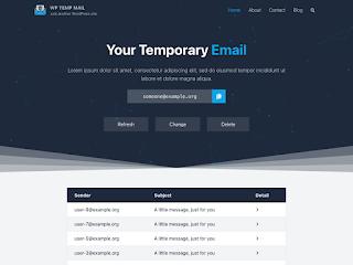 WP Temp Mail WordPress Plugin (Premium)