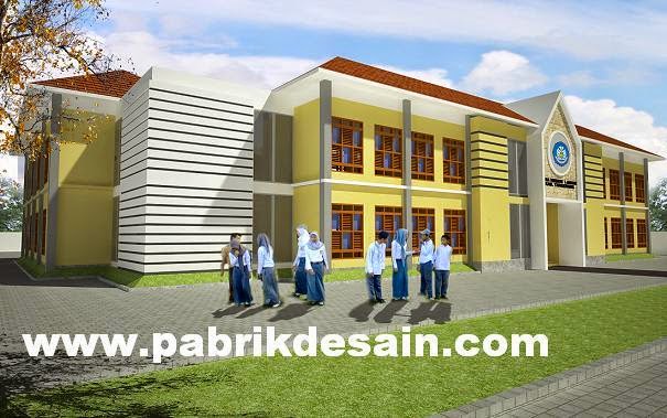  interior 3d murah desain bangunan modern gedung sekolah  jadhomes.com