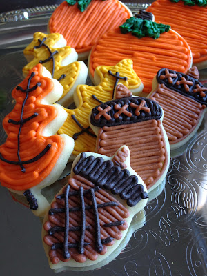 fall themed sugar cookies