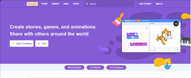 Scratch web penyedia belajar animasi anak