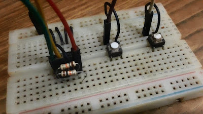 buttons with EEPROM