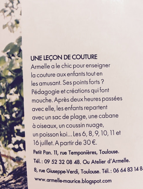 cours de couture touloue blog créatif
