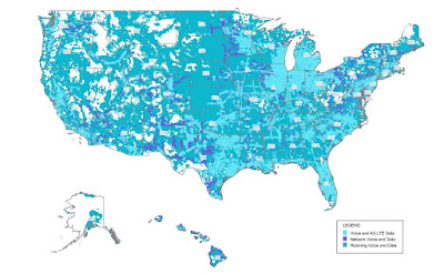 CellNUVO Sprint MVNO wireless coverage map