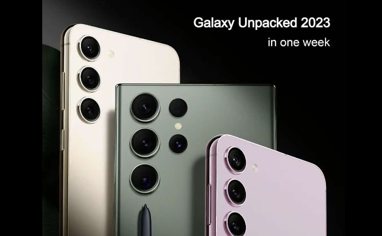 Samsung Galaxy Unpacked Event 2023 poster