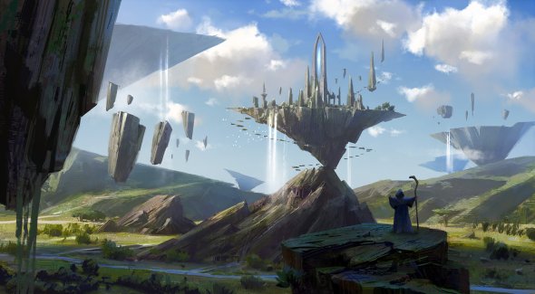 Lee b artstation arte ilustrações fantasia ficção científica cenários paisagens