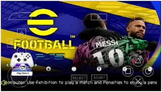 Download eFootball PES 2022 PPSSPP New Transfer And Menu Real Face HD Graphics