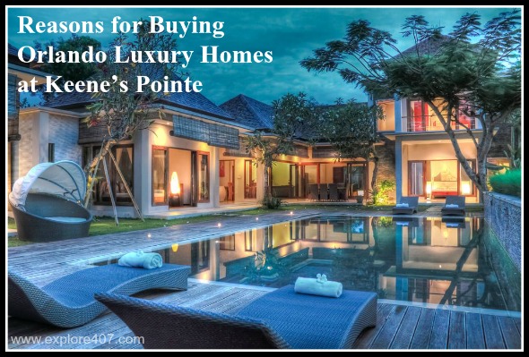 Keene's Pointe is home to the finest Orlando waterfront homes in Florida!